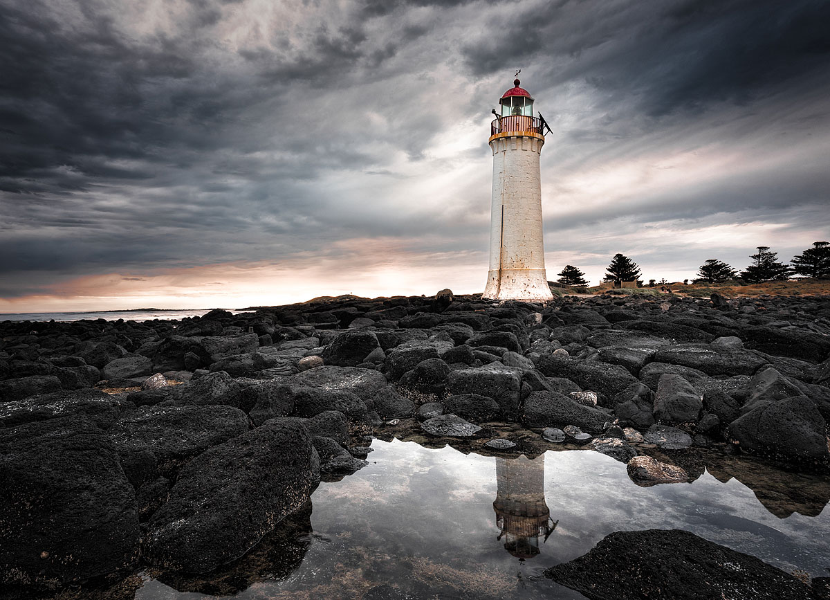 nature photography, landscape photography, seascape photography, Port Fairy Lighthouse, Port Fairy, Victoria, Australia