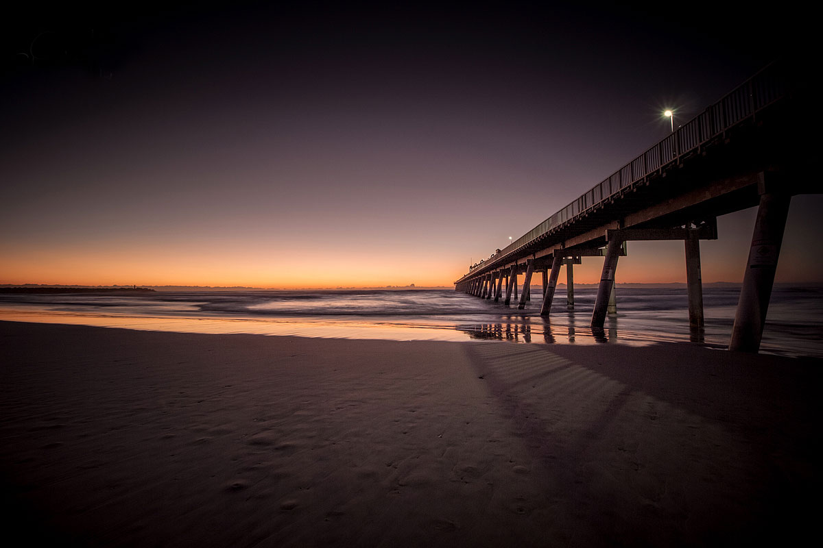 nature photography, landscape photography, seascape photography, beach photography, storm clouds photography, sunrise photography, sunrays, ocean photography, sand pumping jetty, The Spit, the seaway, Gold Coast, Queensland, Australia